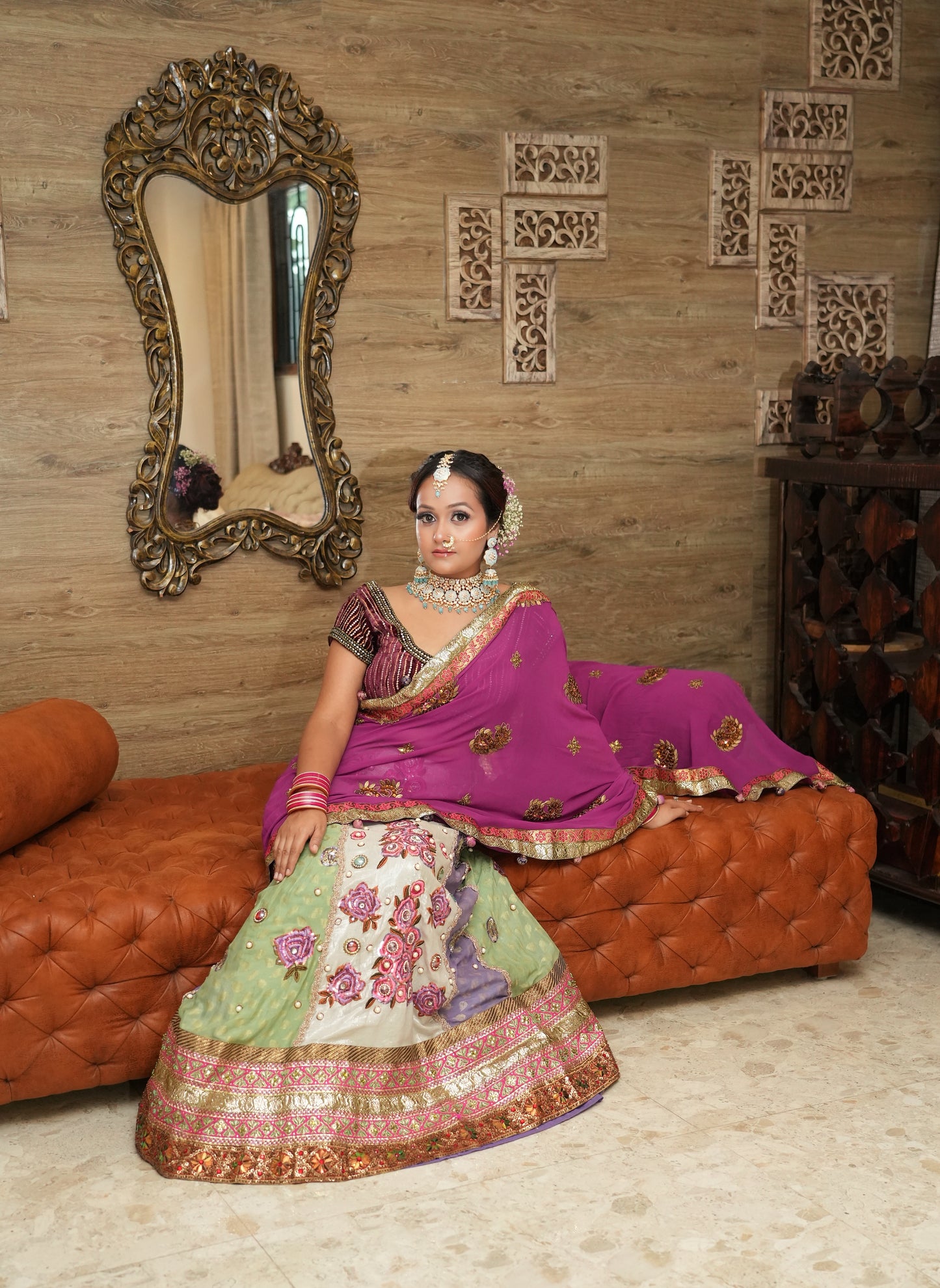 Heavy Handwork Saree