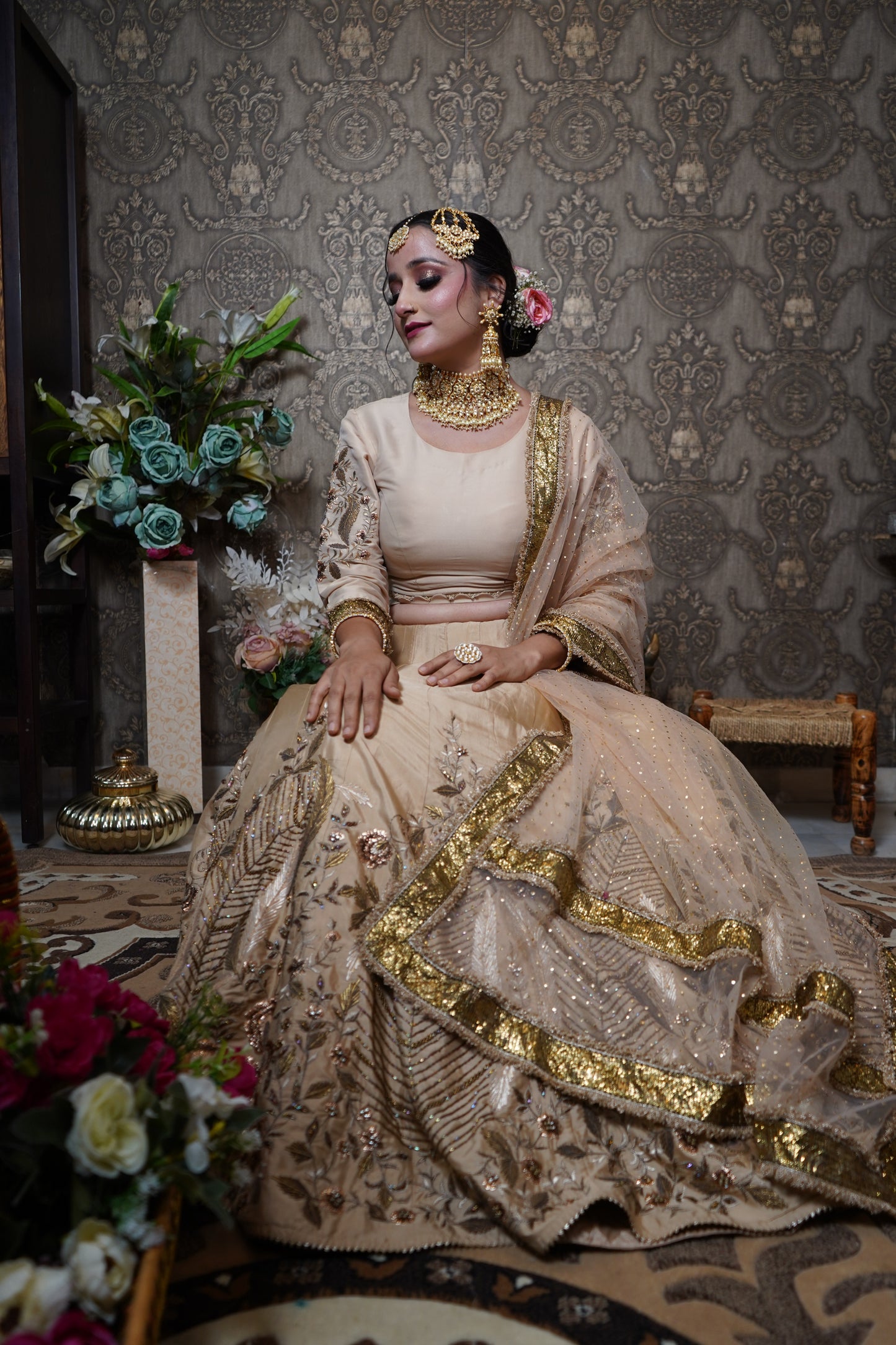 Golden Lehenga