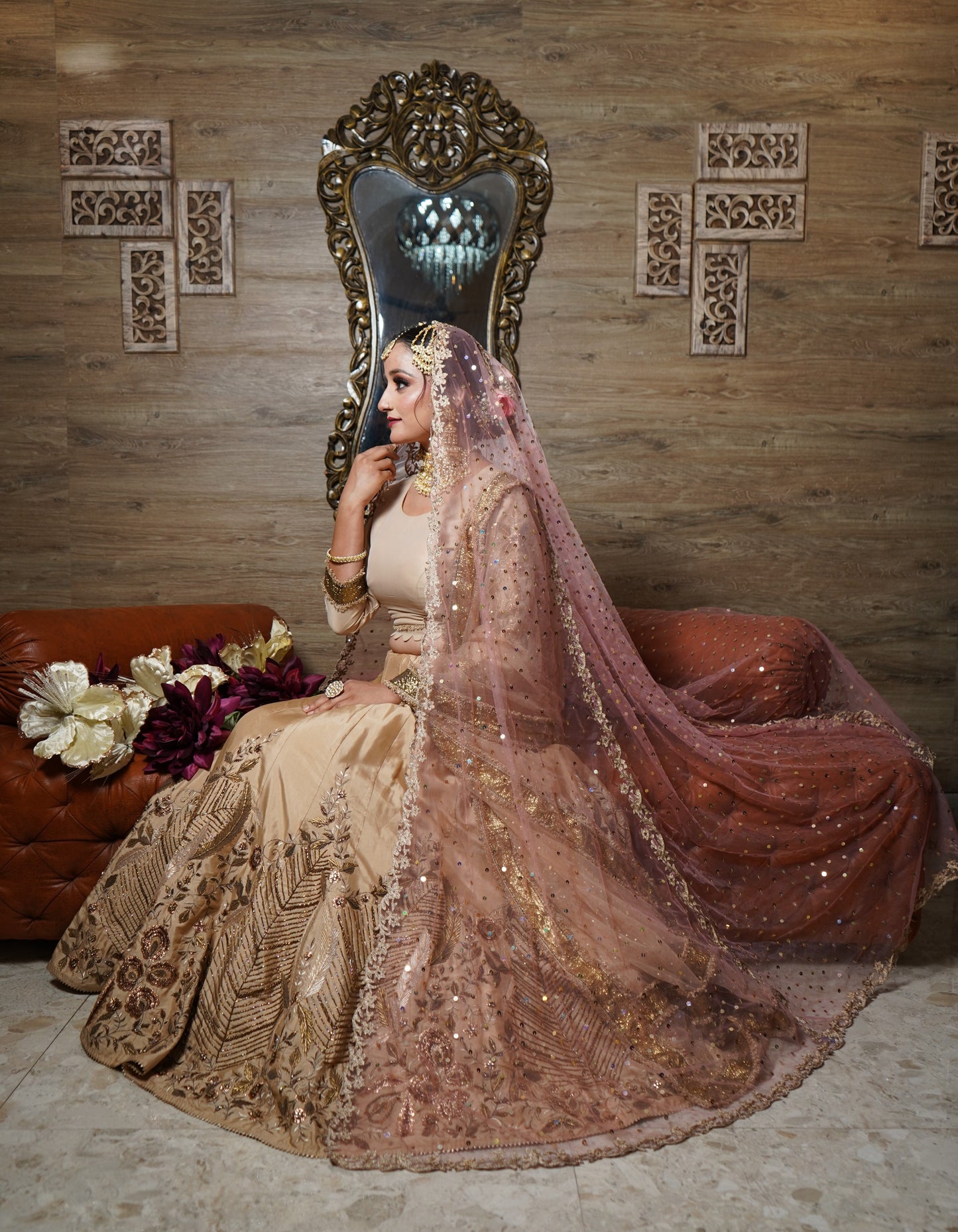 Golden Lehenga