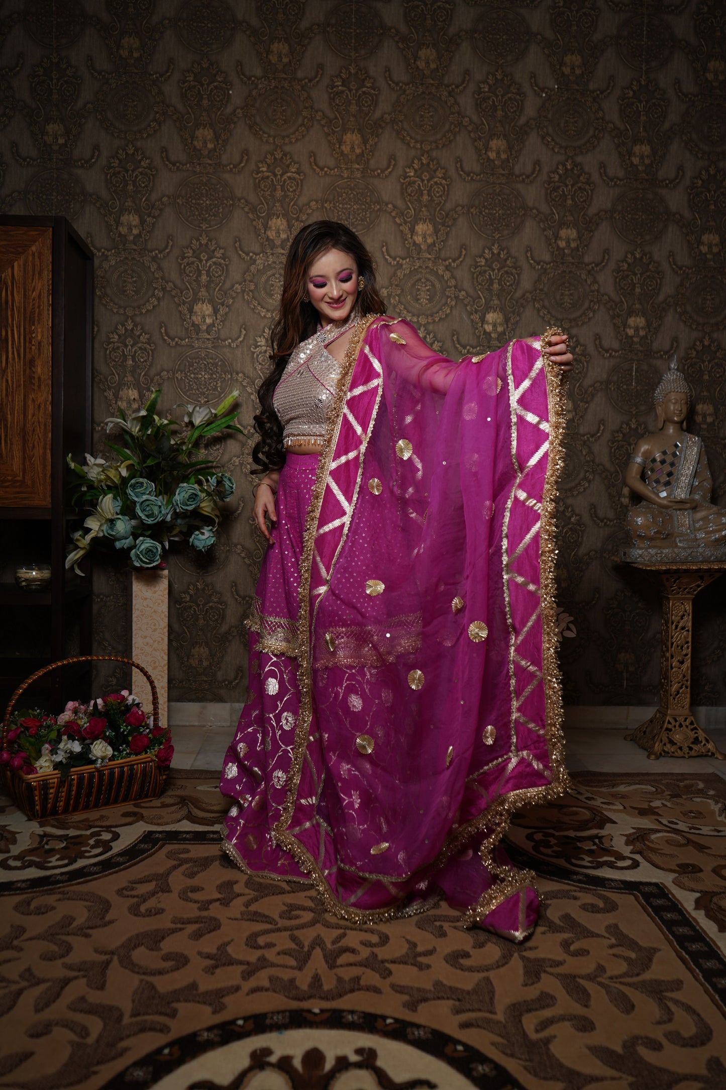 Stylish Blouse With Sharara