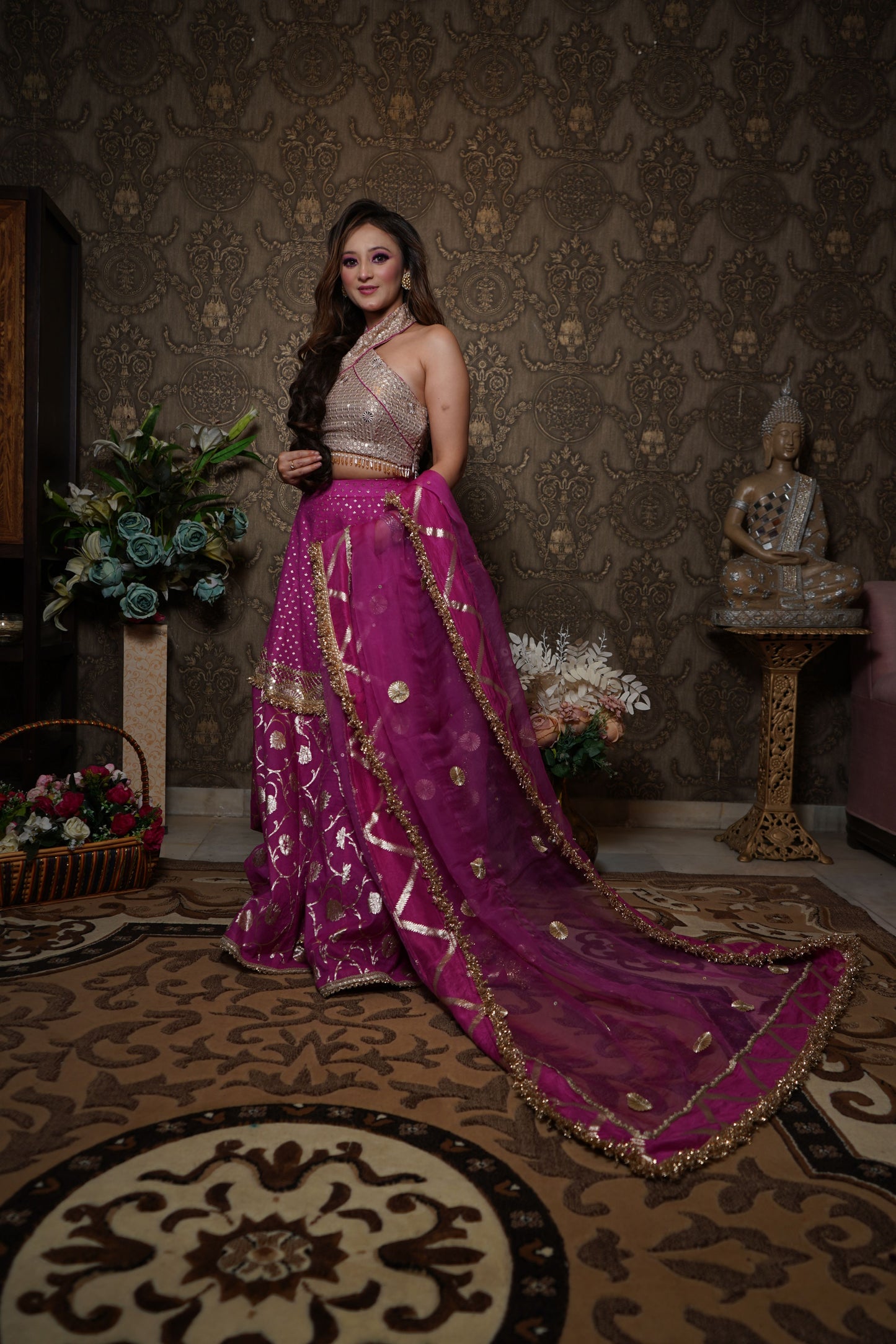 Stylish Blouse With Sharara