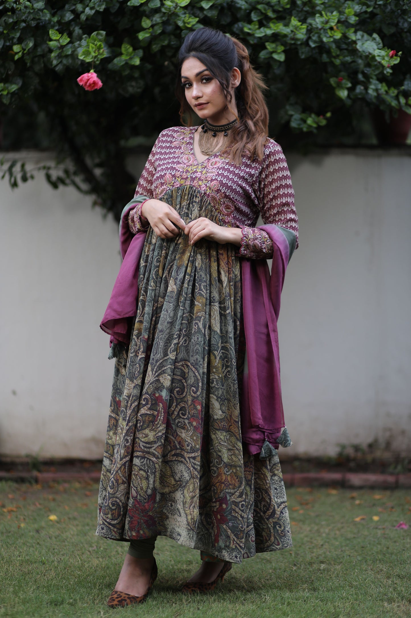 Printed Anarkali