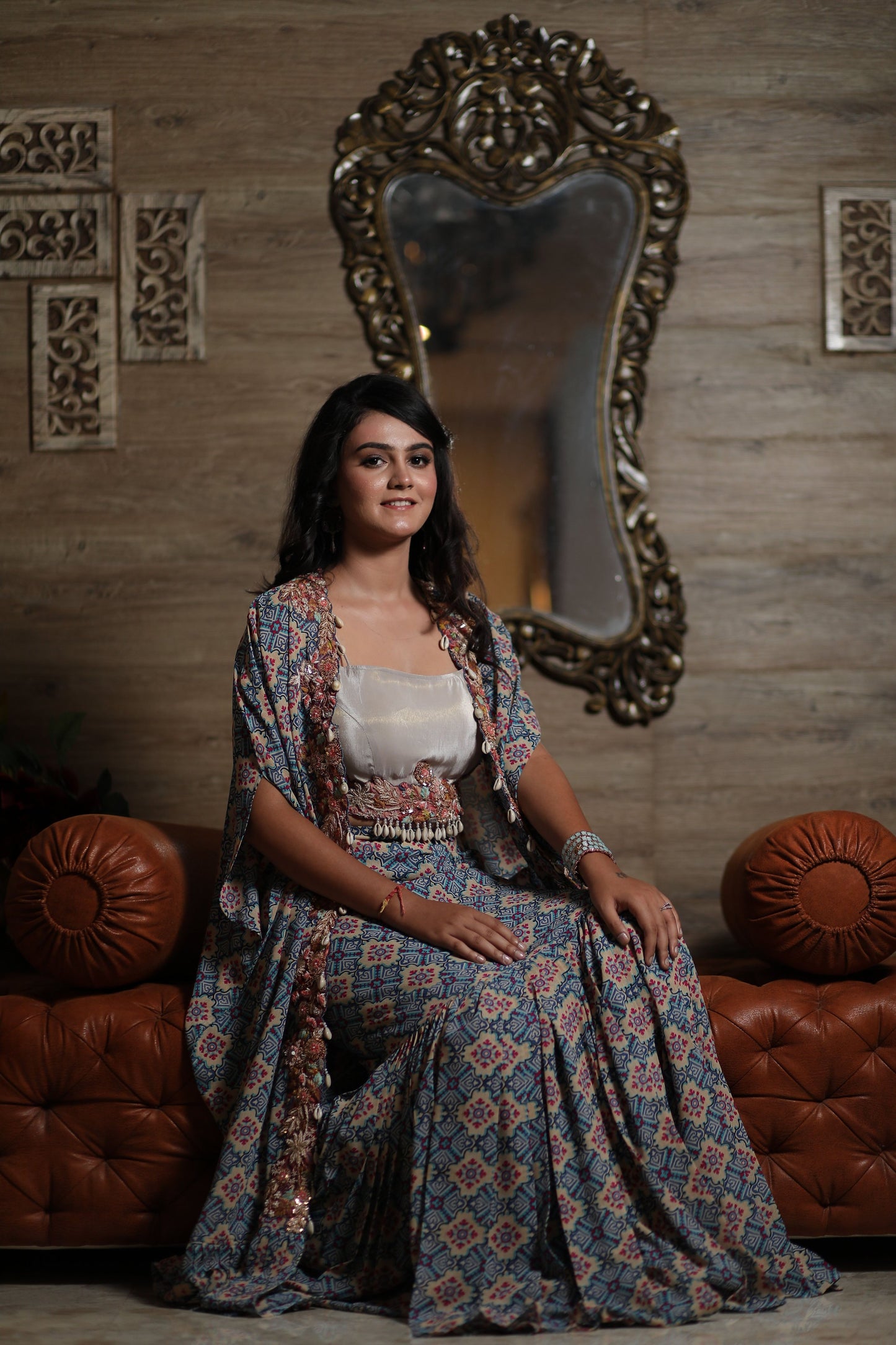 Stylish Cape Lehenga