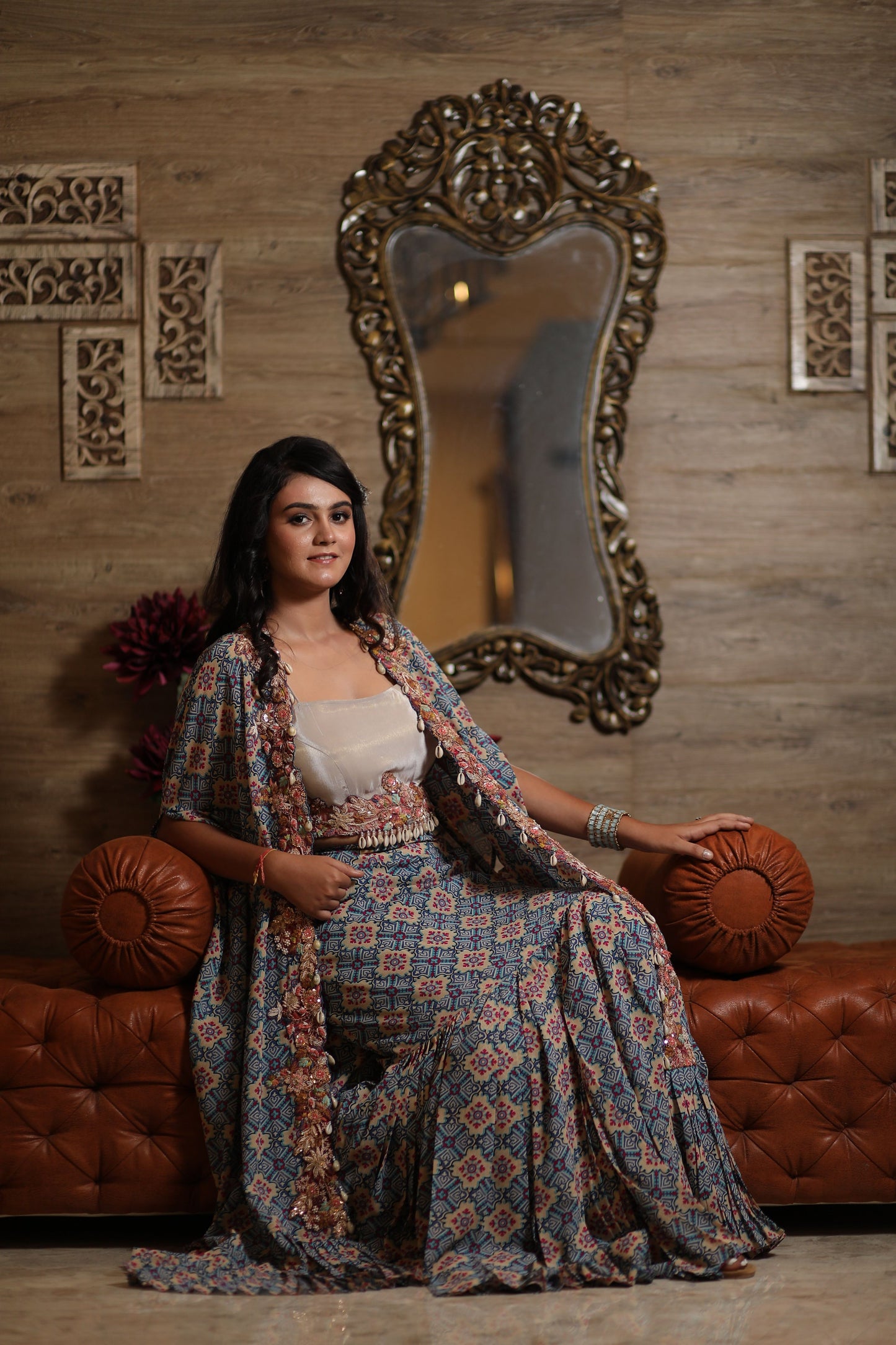 Stylish Cape Lehenga