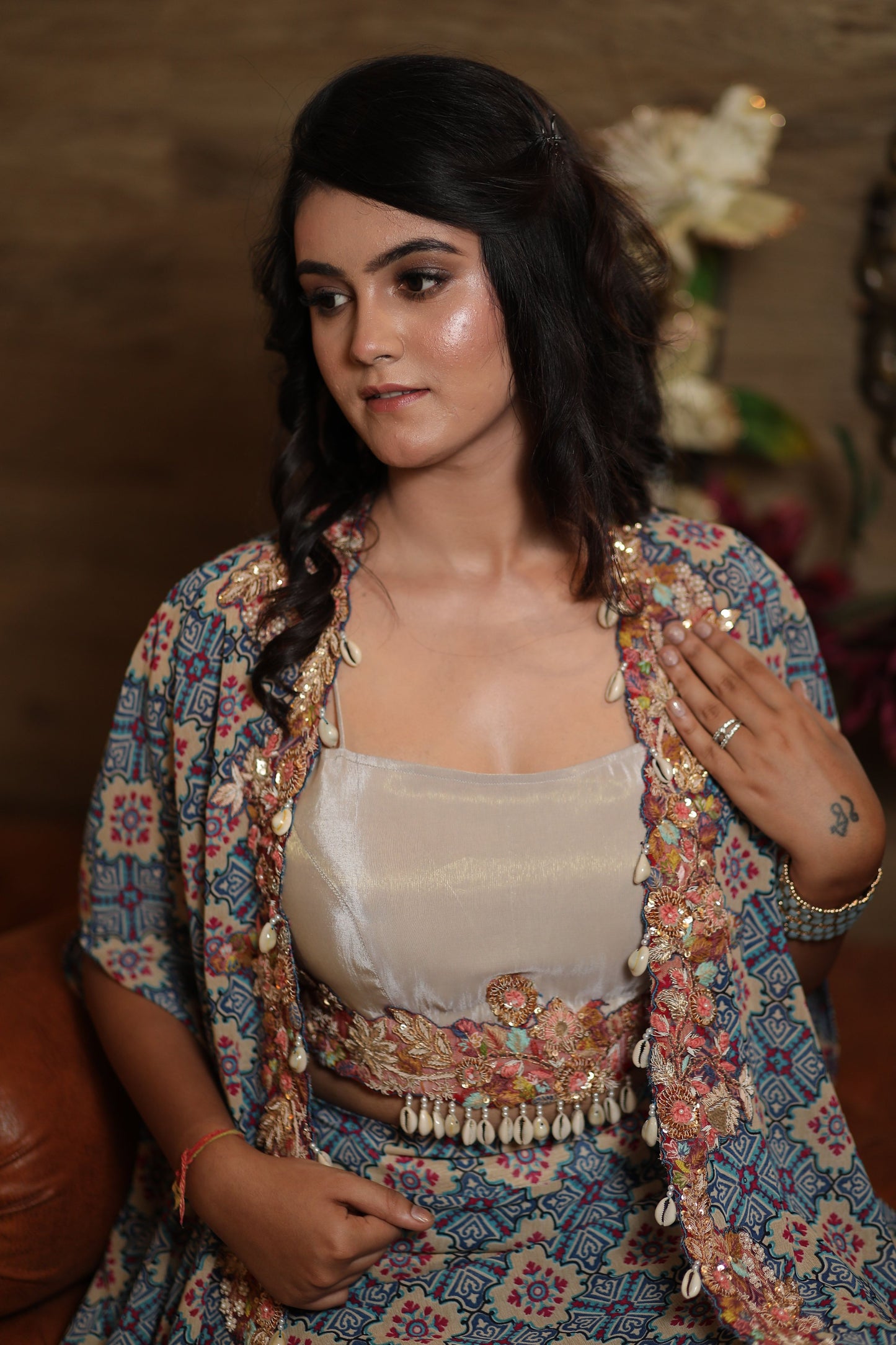 Stylish Cape Lehenga