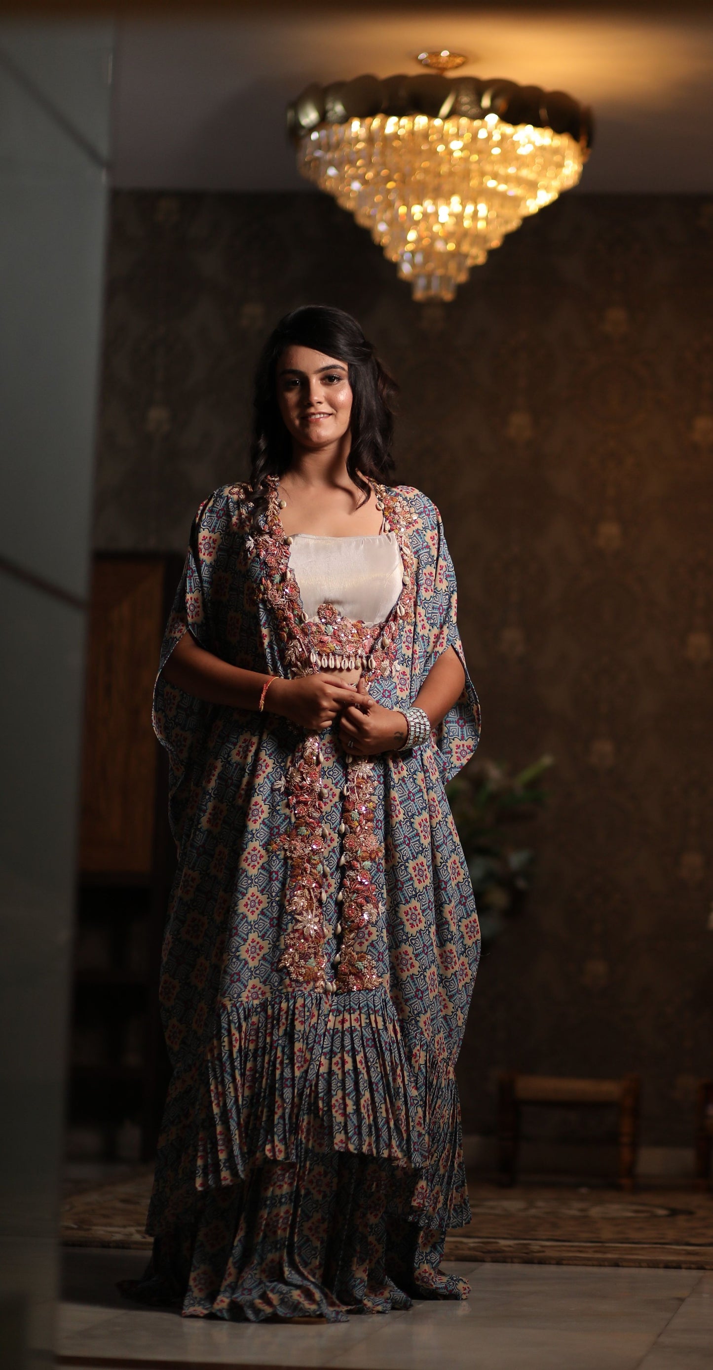 Stylish Cape Lehenga