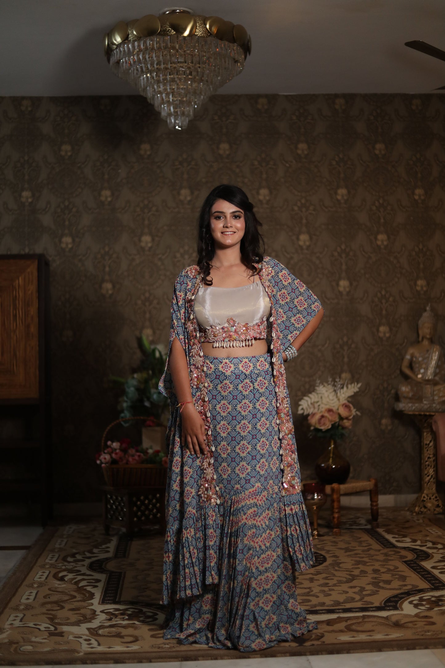 Stylish Cape Lehenga