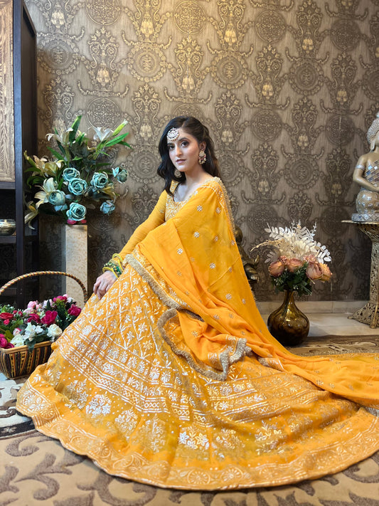 Orange Lehenga